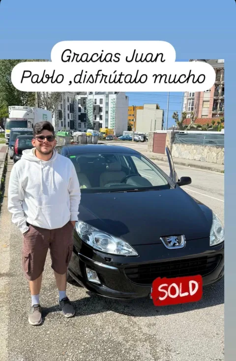 Pablo, con su coche